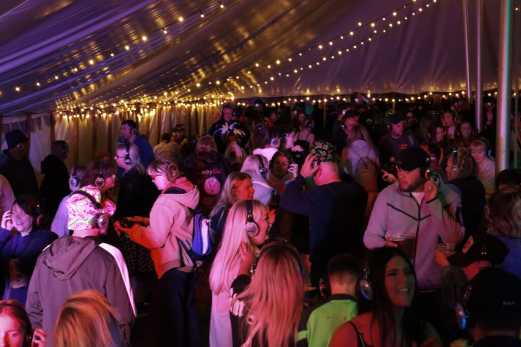 Silent Disco at DubFest, Alnwick