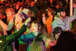 Silent Disco at DubFest, Alnwick